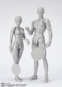 Bandai S.H.Figuarts Body-kun -Sports- Edition DX Set (Gray Color Ver.)(JP)-sugoitoys-11