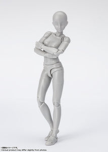 Bandai S.H.Figuarts Body-chan -Sports- Edition DX Set (Gray Color Ver.)(JP)-sugoitoys-2