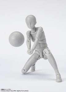 Bandai S.H.Figuarts Body-chan -Sports- Edition DX Set (Gray Color Ver.)(JP)-sugoitoys-7