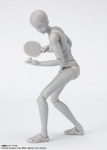 Bandai S.H.Figuarts Body-chan -Sports- Edition DX Set (Gray Color Ver.)(JP)-sugoitoys-9