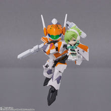 Load image into Gallery viewer, Macross Delta Bandai TINY SESSION VF-31E Siegfried (Chuck Mustang Custom) with Reina Prowler(JP)-sugoitoys-1