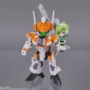 Macross Delta Bandai TINY SESSION VF-31E Siegfried (Chuck Mustang Custom) with Reina Prowler(JP)-sugoitoys-2