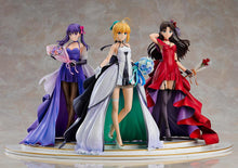 Load image into Gallery viewer, Fate/stay night ~15th Celebration Project~ Good Smile Company Saber, Rin Tohsaka and Sakura Matou ~15th Celebration Dress Ver.~ Premium Box - Sugoi Toys