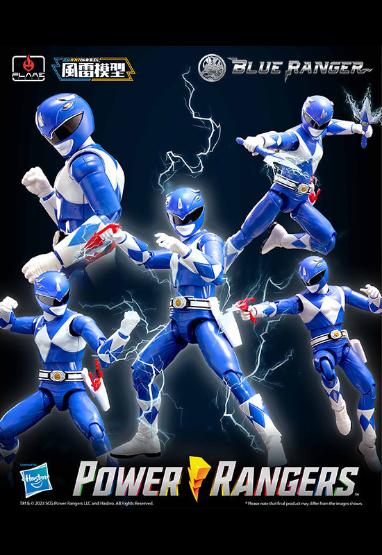 Mighty Morphin Power Rangers Flame Toys Furai Model Blue Ranger-sugoitoys-0
