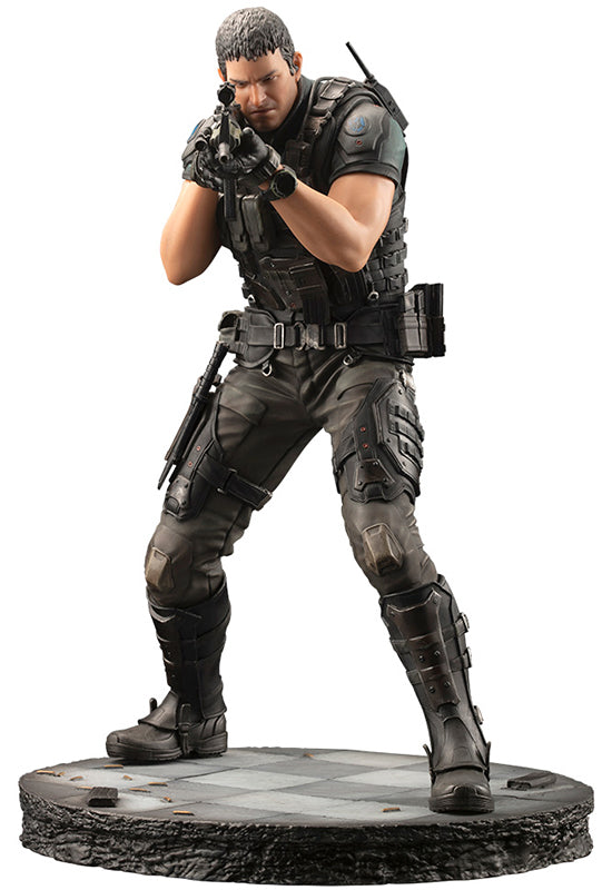 RESIDENT EVIL: VENDETTA Kotobukiya CHRIS REDFIELD RENEWAL PACKAGE ARTFX STATUE-sugoitoys-0