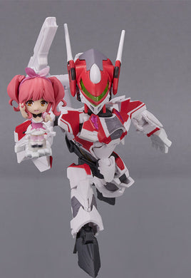 Macross Delta Bandai TINY SESSION VF-31C Siegfried (Mirage Farina Jenius Custom) with Makina Nakajima(JP)-sugoitoys-0