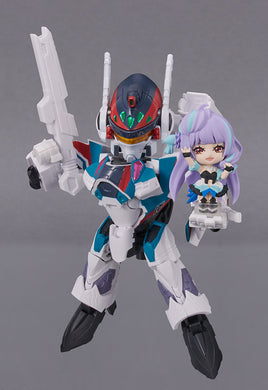 Macross Delta Bandai TINY SESSION VF-31S Siegfried (Arad Molders Custom) with Mikumo Guynemer(JP)-sugoitoys-0