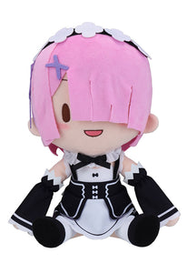 Re:Zero kara Hajimeru Isekai Seikatsu SEGA Fuwa Petit Plush Ram L (JP)-sugoitoys-0