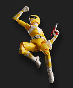 Mighty Morphin Power Rangers Flame Toys Furai Model Yellow Ranger-sugoitoys-14